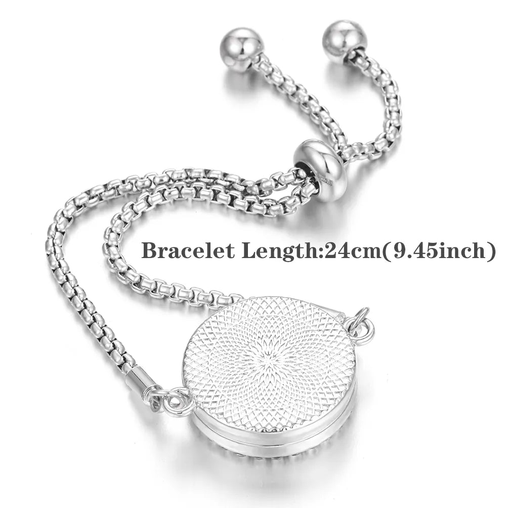 Bracelet Stainless Steel Perfume Locket